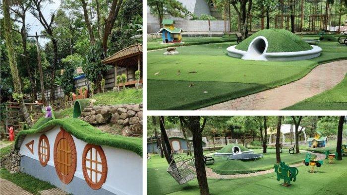 Plataran Sangga Buana dengan aneka wahana hiburan menarik. Di antaranya Taman Kelinci, Taman Teletubbies