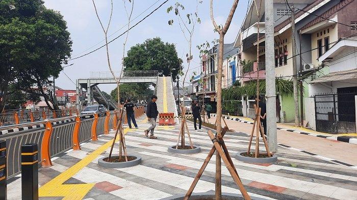Taman Secawan di Jalan Salak Kelurahan Depok Jaya, Kecamatan Pancoran Mas, Kamis (28/12/2023).