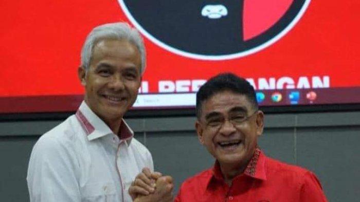 Andreas Hugo Parera, anggota DPR RI dan Ganjar Pranomo, Capres