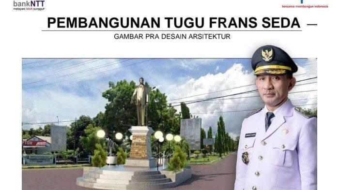 Pembangunan Patung Frans Seda di Maumere dan penataan taman di Jalan Adi Sucipto