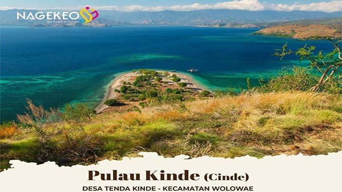 Pulau Kinde (Cinde) terletak di Desa Kinde Kecamatan Wolowae.