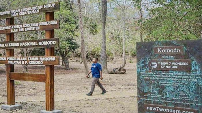 TAMAN NASIONAL KOMODO - Taman Nasional Komodo di Labuan Bajo,Jumat 5 April 2024.