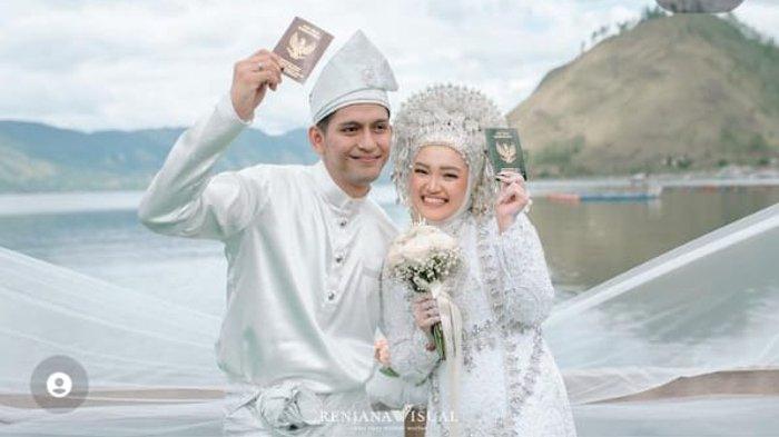 Ilyas Bachtiar dan Nabila LIDA melangsungkan pernikahan di tepi Danau Lut Tawar, Takengon, Aceh Tengah