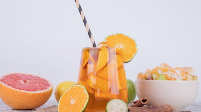 ES BUAH NATA DE COCO KUAH JERUK