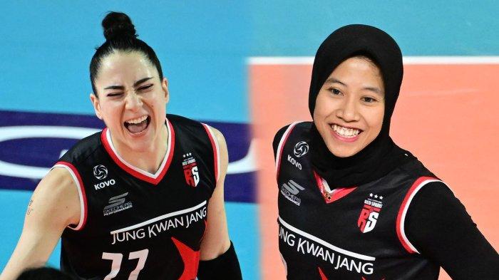 Pemain Red Sparks, Giovanna Milana dan Megawati Hangestri