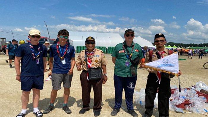 Ustaz Haji Rasyid Bancin alias HRB mewakili pimpinan pesantren di Aceh bersama peserta Kwarda Aceh saat mengikuti kegiatan Jambore ke 25 Dunia tahun 2023 yang berlangsung tanggal 2 -12 Agustus 2023 di SaeManGeum, Jeollabuk-do, Korea Selatan.