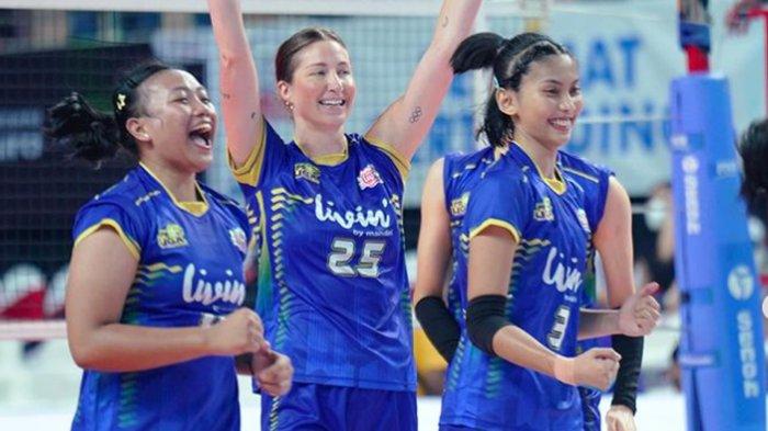 Livin Mandiri Beri Kejutan Tundukkan Popsivo Polwan di Set Pertama