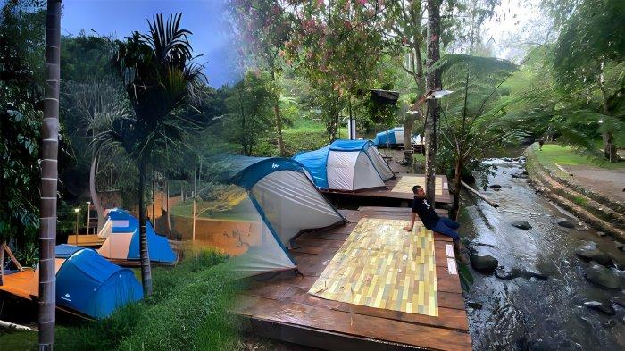 Tempat camping pemandangan sungai di Bener Meriah