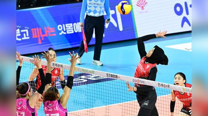Red Sparks kalah dari Pink Spiders 1-3