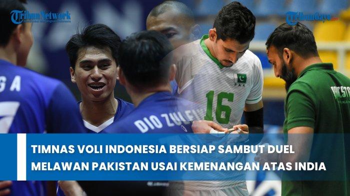 Timnas Voli Putra Indonesia bersiap untuk laga final