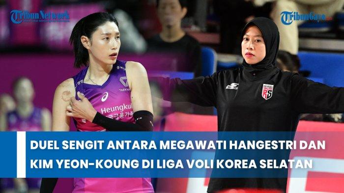 Video Duel Sengit Antara Megawati Hangestri dan Kim Yeon-Koung di Liga Voli Korea Selatan