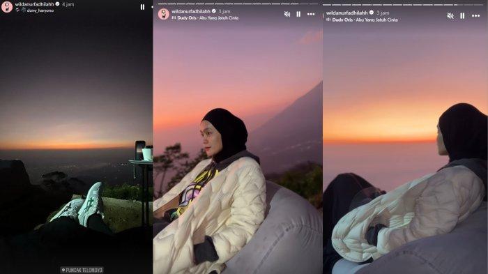 Wilda Nurfhadilah di Puncak Telomoyo