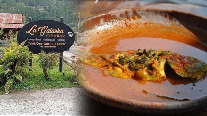 Café La Galaska One-One ini menyajikan sejumlah hidangan khas yang sayang untuk dilewatkan