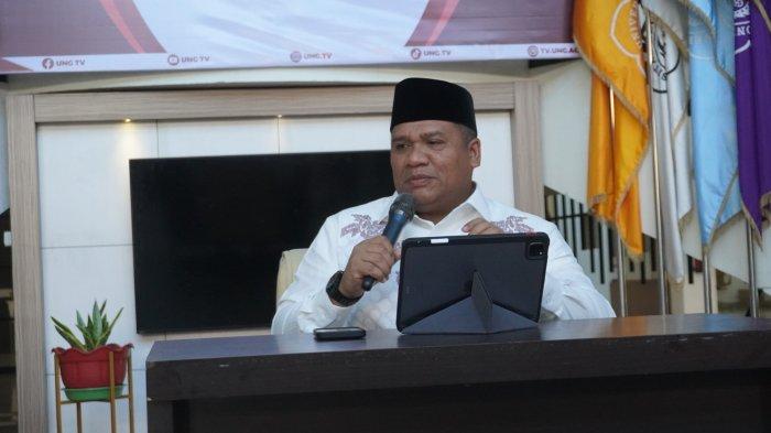 Rektor UNG, Eduart Wolok. (FOTO: M Husnul Puhi)
