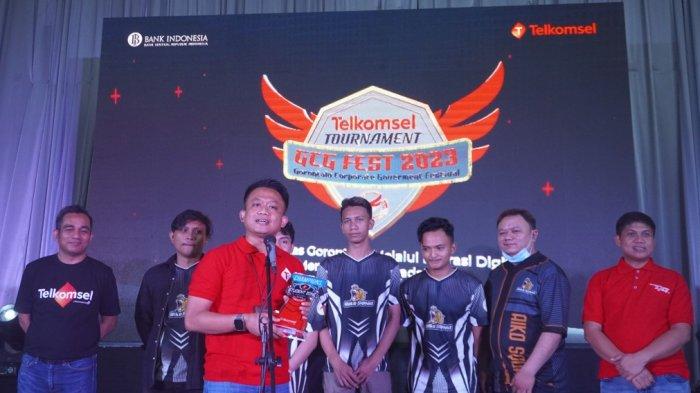 Pembukaan Tournament Corporate Governance (GCG) Fest 2023, Selasa (25/7/2023) di Gedung Li Mbui Kota Gorontalo.