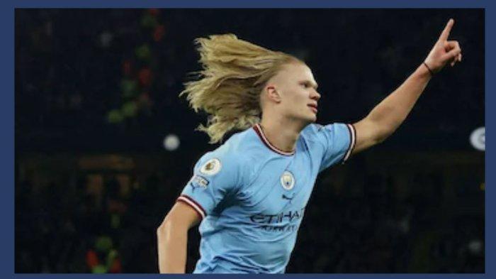 Ekitike dan Haaland dalam pertandingan Liga Inggris