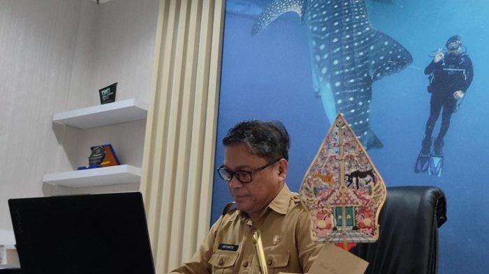 Kadispar Provinsi Gorontalo, Aryanto Husain saat ditemui di ruang kerjanya, Rabu (29/3/2023).