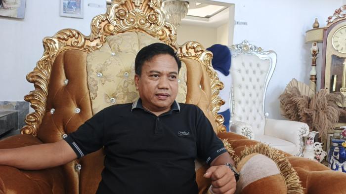 ALEG GORONTALO -- Tony Harun, aleg Nasdem Gorontalo yang kena teror bom molotov pagi dini hari tadi, Senin 21 Juli 2025.