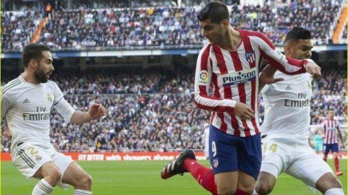 Alvaro Morata kala menghadapi Real Madrid