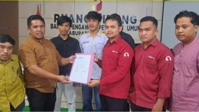 BEM se-Provinsi Gorontalo melaporkan Alaludin Lapananda ke Bawaslu Kabupaten Gorontalo