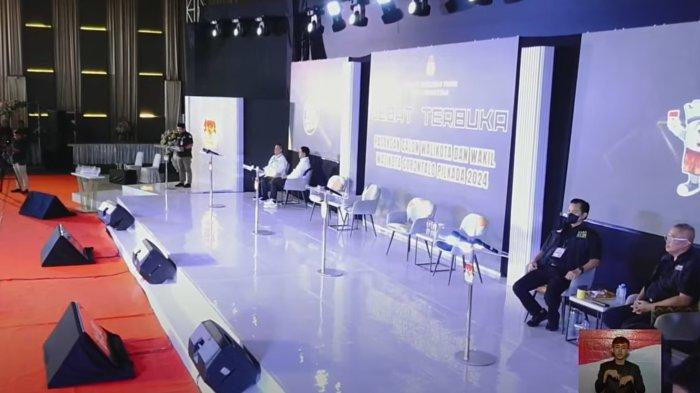Debat kedua paslon Wali Kota dan Wakil Wali Kota Gorontalo, Rabu (6/11/2024).