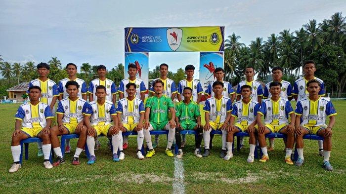 LIGA 4 - Foto klub PS Boalemo Metro Mananggu saat pertandingan pembuka Liga 4 Regional Gorontalo, Jumat (7/2/2025). Simak jadwal Liga 4 selengkapnya.