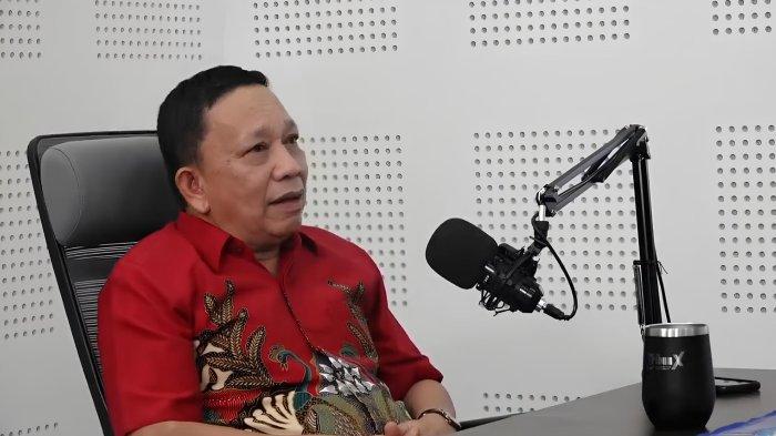 Hamzah Isa saat hadir pada program TribunPodcast.