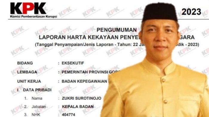 Simak Harta Kekayaan Zukri Surotinojo, sosok Inspektur Inspekorat Provinsi Gorontalo