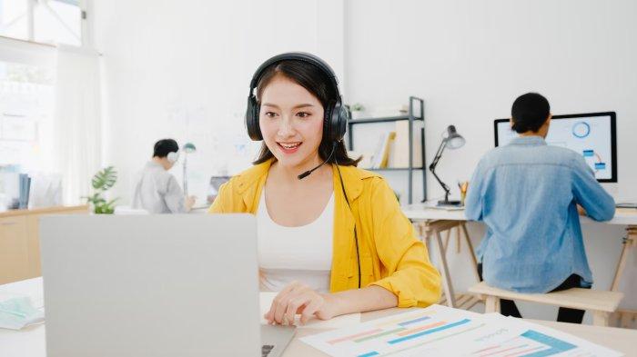 KECERDASAN BUATAN - Ilustrasi customer service. Sejumlah pekerjaan diprediksi akan digantikan oleh kecerdasan buatan (AI) 20 tahun akan datang.