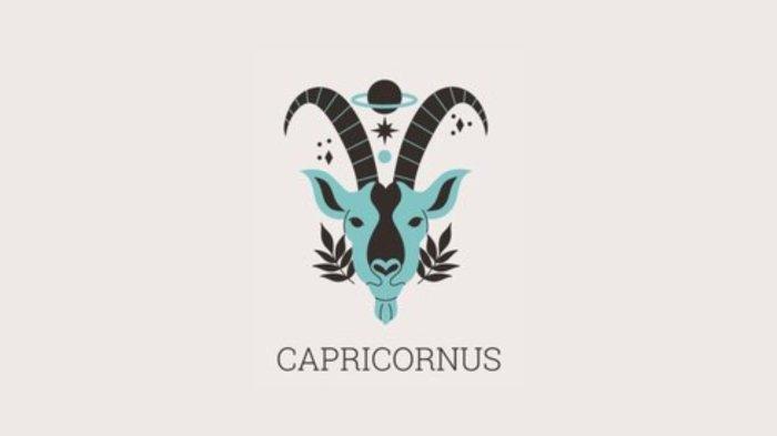 Ilustrasi lambang Zodiak Capricorn.