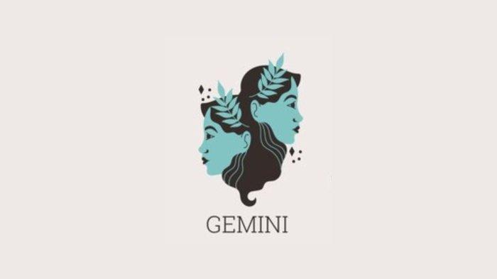 Ilustrasi lambang Zodiak Gemini.