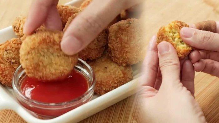 Ilustrasi nugget tempe