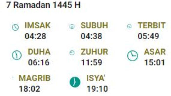 Jadwal Imsakiyah Kota Gorontalo pada Senin 18 Maret 2024