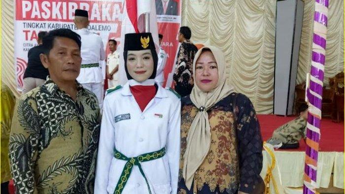 Jessica Lolanda Masyur bersama kedua orang tua