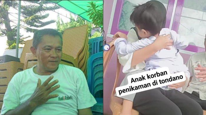 MOMEN INDAH - 1. Ayah Azriel Billyford Waruis, Joli Waruis saat ditemui TribunGorontalo.com, Selasa (4/2/2025). Joni menceritakan momen mendiang Azriel mengajak putranya jalan-jalan. (Sumber: TribunGorontalo.com/Jefry Potabuga).

2. Anak kandung Azriel yang berusia 4 tahun. (Sumber: Tangkapan layar FB Ishak)