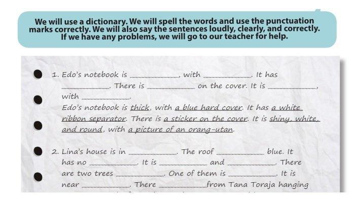 Kunci jawaban Bahasa Inggris Kelas 7 halaman 154. Siswa diminta untuk mengisi tabel terkait Edo's Notebook pada tugas Collecting Information.