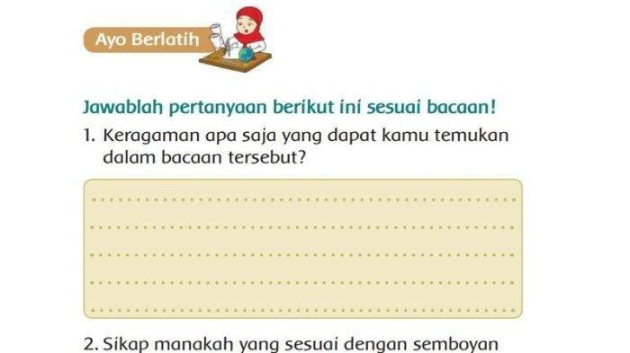 Latihan soal tematik kelas 3 kekayaan indonesia