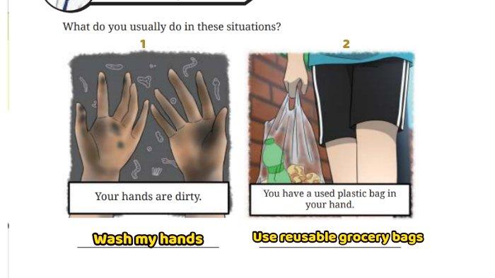 Kunci jawaban Bahasa Inggris untuk SMP Kelas 8 Buku English For Nusantara Kurikulum Merdeka Halaman 131 Worksheet 3.1 Section 1 Say What You Know, Unit 1 Look Around You pada Chapter 3 Love Our World.