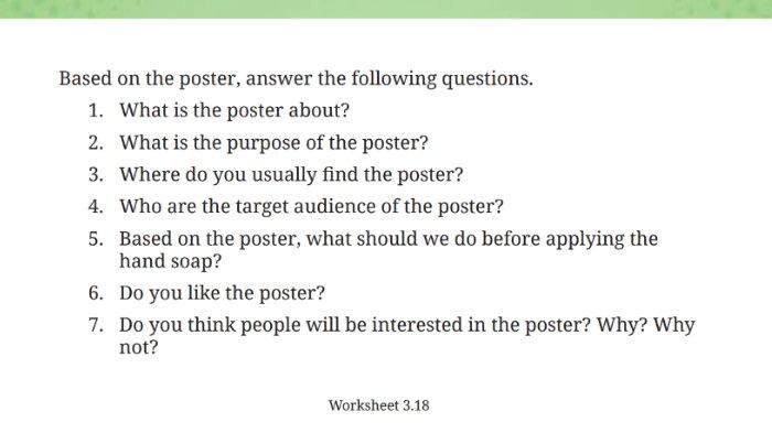 Soal Worksheet 3.18 untuk kunci jawaban Bahasa Inggris SMP Kelas 8 Buku English For Nusantara Kurikulum Merdeka Halaman 167 Section 2 Reading, Unit 3 Act Now pada Chapter 3 Love Our World.