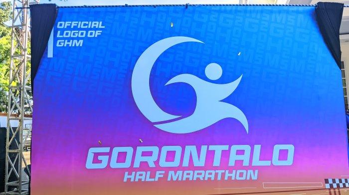 LOGO GHM -- Logo Gorontalo Half Marathon (GHM). Logo GHM sempat menuai sorotan dari Anggota DPRD Provinsi Gorontalo, Femmy Kristina Udoki.