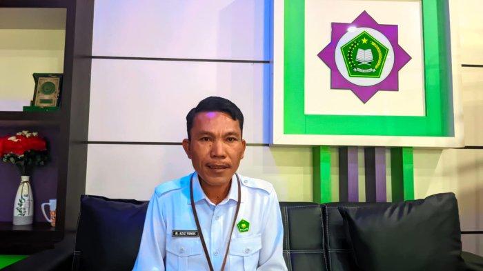 KABAR JEMAAH HAJI -- Ketua Tim Transportasi, Akomodasi, dan Perlengkapan Haji Kanwil Kemenag Provinsi Gorontalo, Muhaiminul Aziz Yunus, saat ditemui TribunGorontalo.com pada Selasa (10/6/2025). Aziz menyebut dua jemaah haji Gorontalo menjalani safari wukuf.