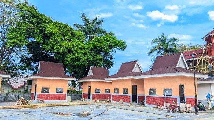 Penampakan kawasan wisata kuliner di Kota Gorontalo pada Senin (23/12/2024).