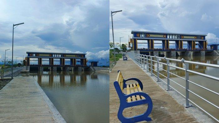 Pintu Air 5 Tapodu di kawasan Danau Limboto, Kecamatan Tilango, Kabupaten Gorontalo, kini menjadi destinasi baru bagi masyarakat Gorontalo.