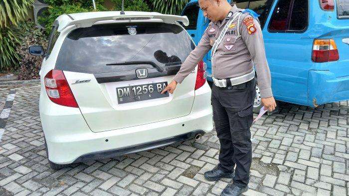 Polda Gorontalo merazia plat nomor tidak sesuai aturan lalu lintas