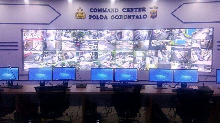 Potret Command Center Polda Gorontalo.