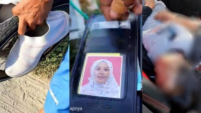 KORBAN LAKALANTAS -- Potret korban kecelakaan lalu lintas di GORR pada Minggu (27/7/2025). Identitas pesepeda yang ditabrak mobil akhirnya terungkap.
