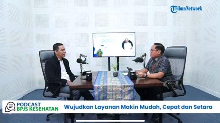 Program Podcast Bersama BPJS Kesehatan di Kantor Tribun Gorontalo, Jalan Jaksa Agung Soeprapto, Kelurahan Limba U2, Kecamatan Kota Selatan, Kota Gorontalo, Selasa (4/6/2024).