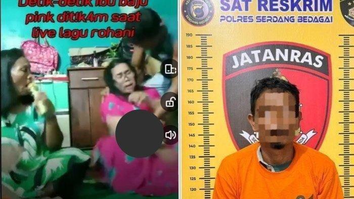 Rangkaian fakta-fakta pembunuhan Hertalina Simanjuntak (46) di Serdang Bedagai (Sergai) oleh suaminya sendiri, Agus Herbin Tambun, saat sedang bernyanyi lagu rohani live Facebook, Sabtu malam.