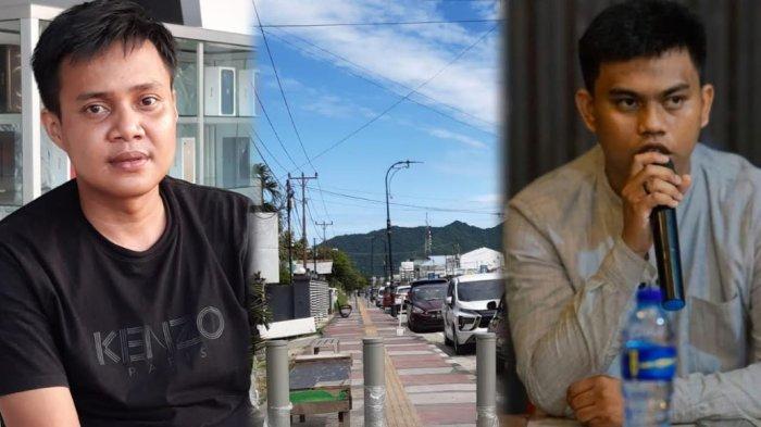 Andi Razak (kiri) pelaku UMKM di Jalan Nani Wartabone, penampakan trotoar Jalan Nani Wartabone terkini (tengah) dan Muhammad Fadli (kanan) aktivis hukum dan politik.