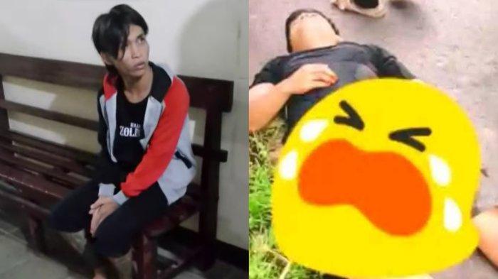 PENUMPANG TUSUK SOPIR – Stiv (foto kiri) warga Tondano Utara, Minahasa, diamankan polisi, Senin (3/2/2025) malam. Stiv menusuk sopir asal Gorontalo hingga meninggal dunia.